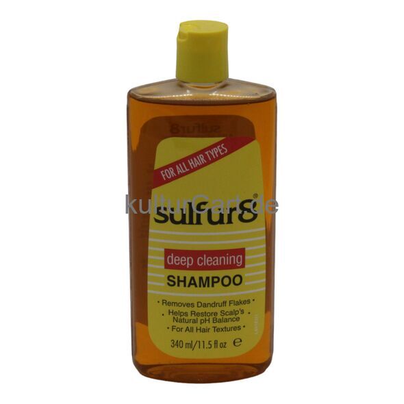 Sulfur8 Deep Cleaning Shampoo (340g) - image 3 | Afro Family Shop