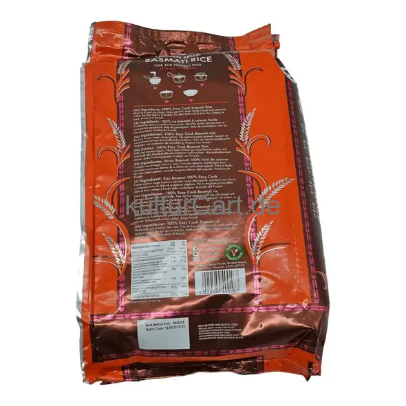 Laila golden sella basmati rice (5kg) - image 5 | OMOWEST AFRO INTERCONTINENTAL SHOP | KulturCart