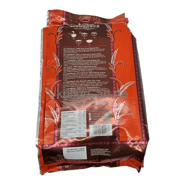 Laila golden sella basmati rice (5kg) - image 8 | OMOWEST AFRO INTERCONTINENTAL SHOP | KulturCart