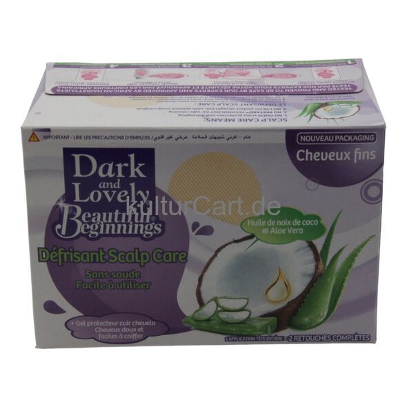 Dark and Lovely Beautiful Beginnings Scalp Care Relaxer Coconut Oil & Aloe Vera, Fine Hair - image 4 | Afro Family Shop