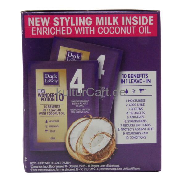 Dark and Lovely Superior Moisture Plus No Lye Relaxer Kit Super | Coarse Hair - image 4 | Afro Family Shop