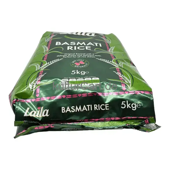 Laila basmati rice (5kg) - image 5 | OMOWEST AFRO INTERCONTINENTAL SHOP | KulturCart