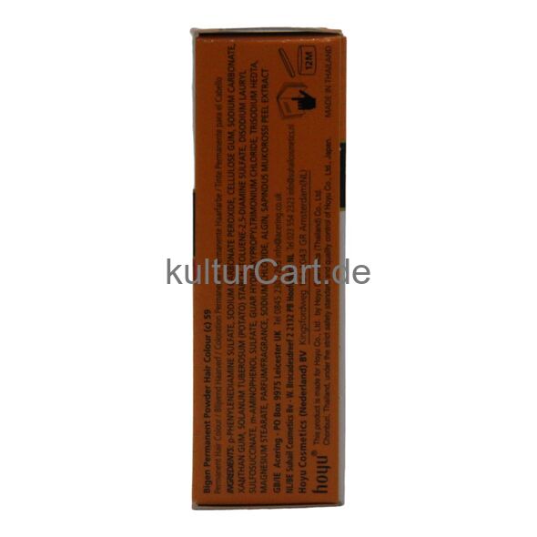 Bigen Permanent Powder Hair Colour Oriental Black (6g) - image 2 | Afro Family Shop | KulturCart