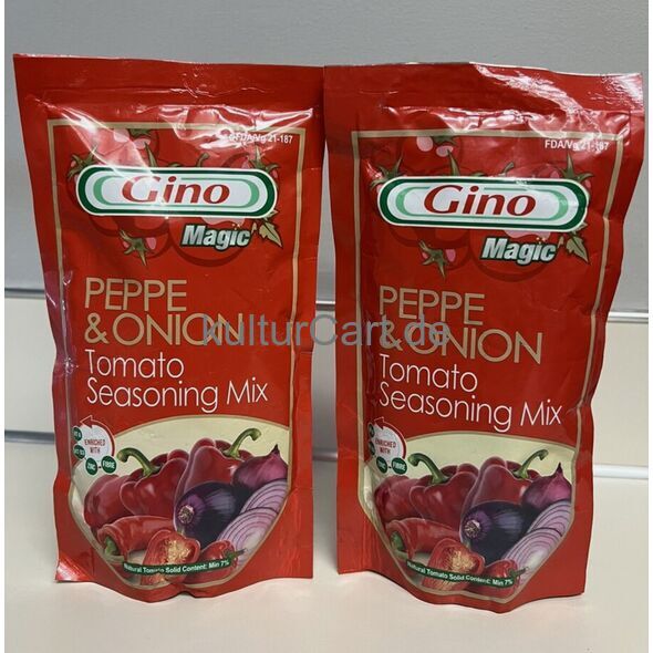 GINO PEPPE & ONION TOMATO SEASONING MIX - image 1 | Omowest Afro Intercontinental Shop | KulturCart