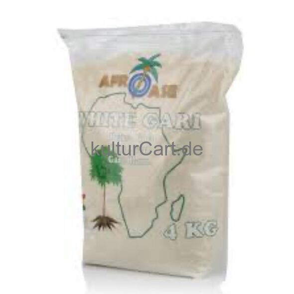 Afro Ase White Gari | weiße gari | witte gari 4kg - image 3 | Omowest Afro Intercontinental Shop | KulturCart