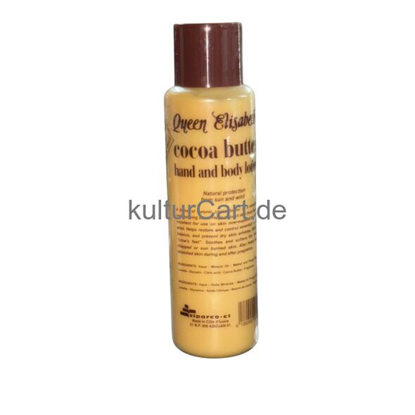 QUEEN ELIZABETH COCOA BUTTER hand and body Lotion - image 3 | Omowest Afro Intercontinental Shop