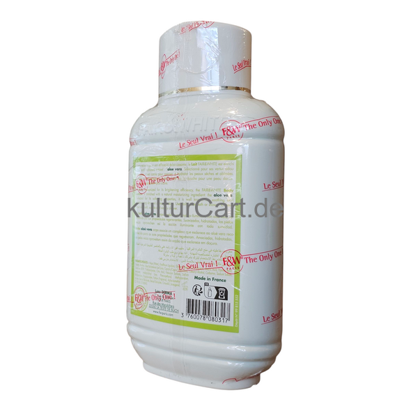 Paris Fair & White Lait aloe Vera brightening moisturizing body lotion (485ml) - image 6 | Malaika afro international Markt | KulturCart