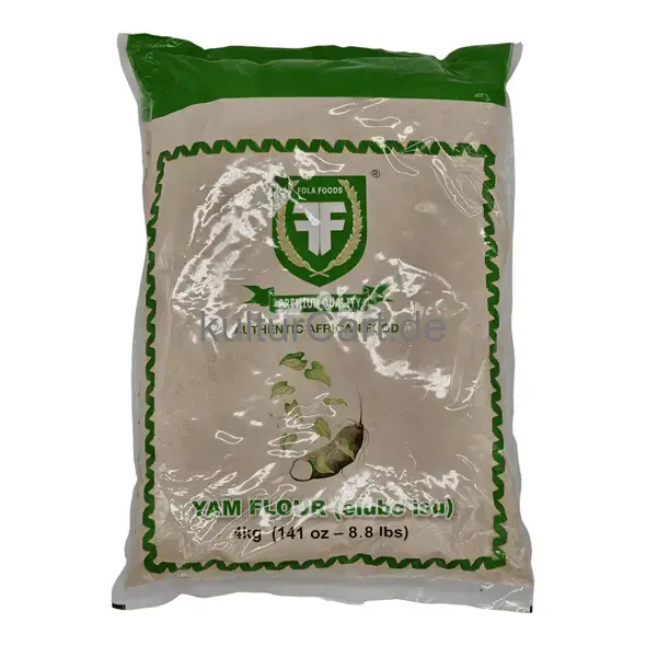 Fola foods authentic african food yam flour (elubo isu) (4kg) - image 3 | OMOWEST AFRO INTERCONTINENTAL SHOP | KulturCart