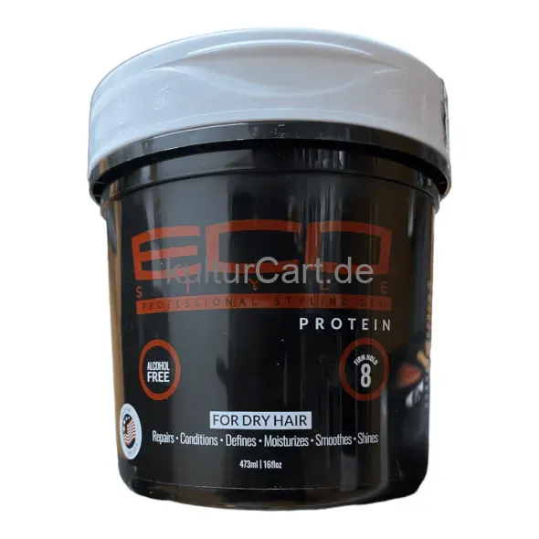 Eco style Professional styling gel Protein (473g) - image 5 | OMOWEST AFRO INTERCONTINENTAL SHOP | KulturCart