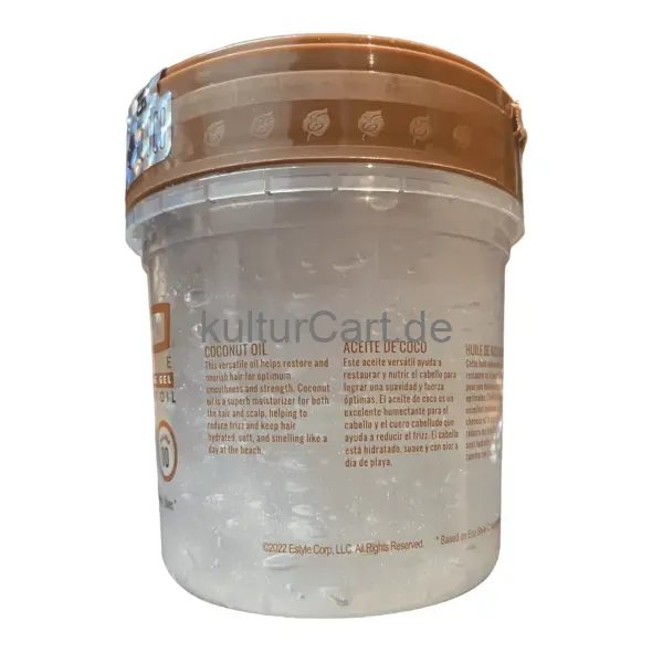 Eco style professional styling gel coconut oil (236ml) - image 6 | OMOWEST AFRO INTERCONTINENTAL SHOP | KulturCart