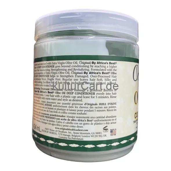 originals olive Oil, Deep Conditioner (426g) - image 6 | OMOWEST AFRO INTERCONTINENTAL SHOP | KulturCart