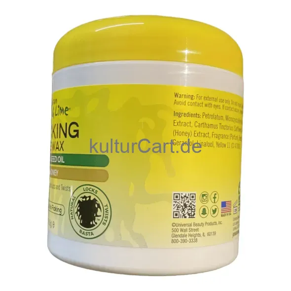 Jamaican Mango & Lime Locking crème wax, Moringa seed oil (155g) - image 4 | OMOWEST AFRO INTERCONTINENTAL SHOP | KulturCart