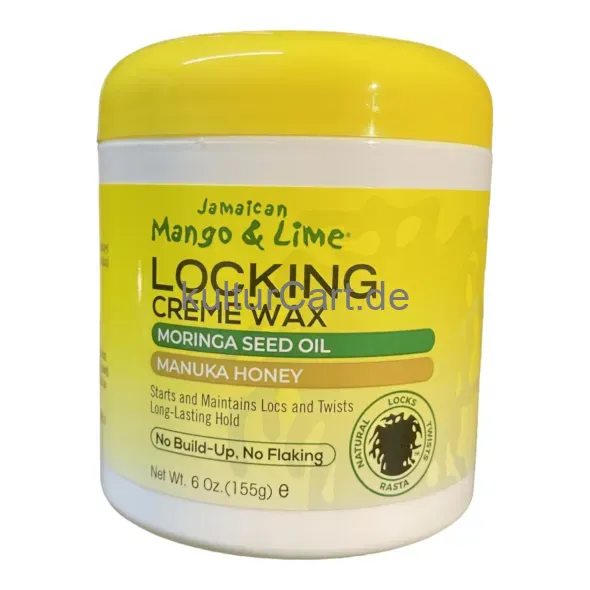 Jamaican Mango & Lime Locking crème wax, Moringa seed oil (155g) - image 5 | OMOWEST AFRO INTERCONTINENTAL SHOP | KulturCart