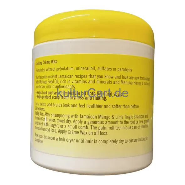 Jamaican Mango & Lime Locking crème wax, Moringa seed oil (155g) - image 8 | OMOWEST AFRO INTERCONTINENTAL SHOP | KulturCart